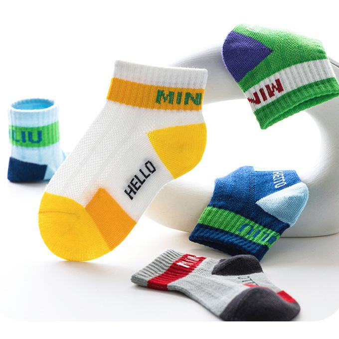 腳ㄚ子 - 幼/兒童透氣網眼襪 童襪 襪子 棉襪 兒童襪-hello