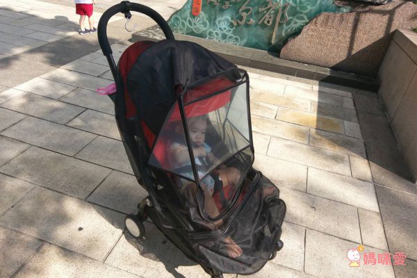 韓國 Manito - 推車雨罩/推車罩_透氣防蚊/防小雨/防微風/保暖_新款防蚊系列-黑色 (單一尺寸)