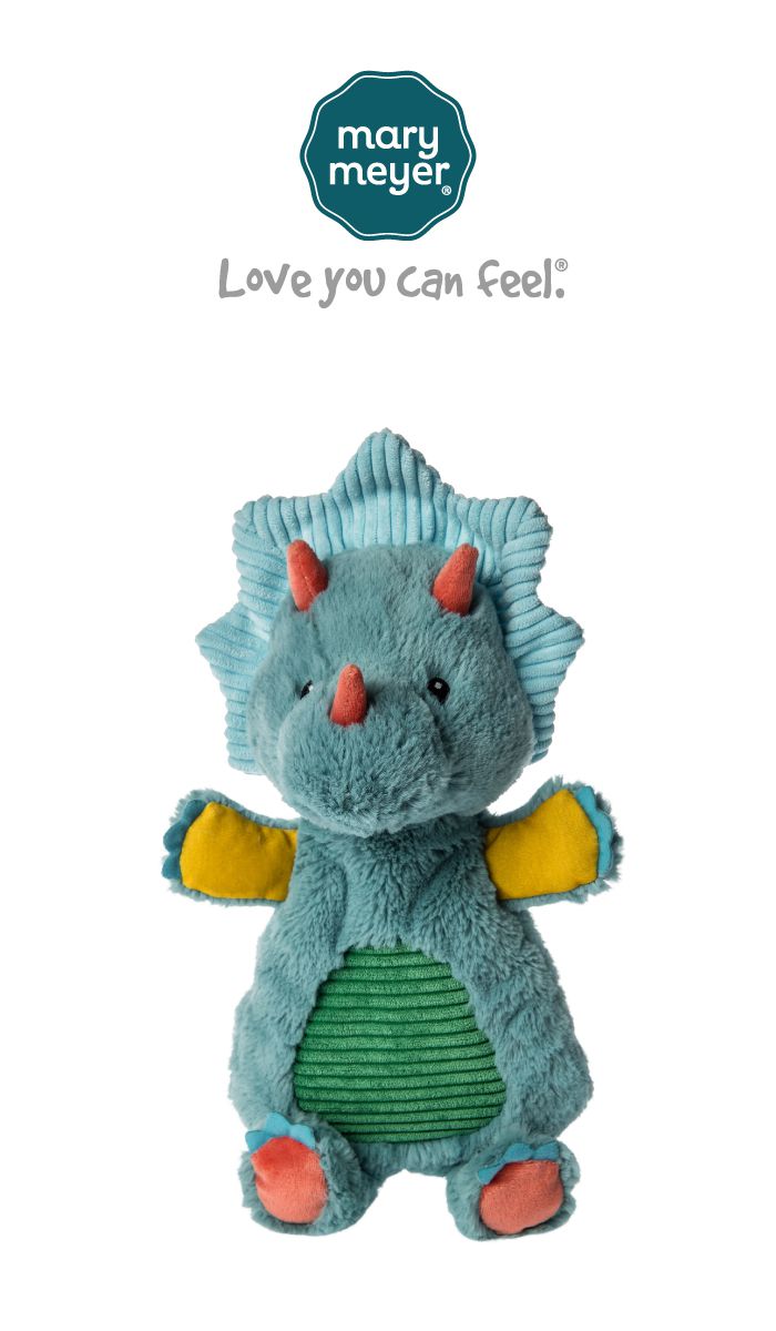 美國 MaryMeyer 蜜兒 - 恐龍經典禮盒 （安撫巾＋手搖鈴）