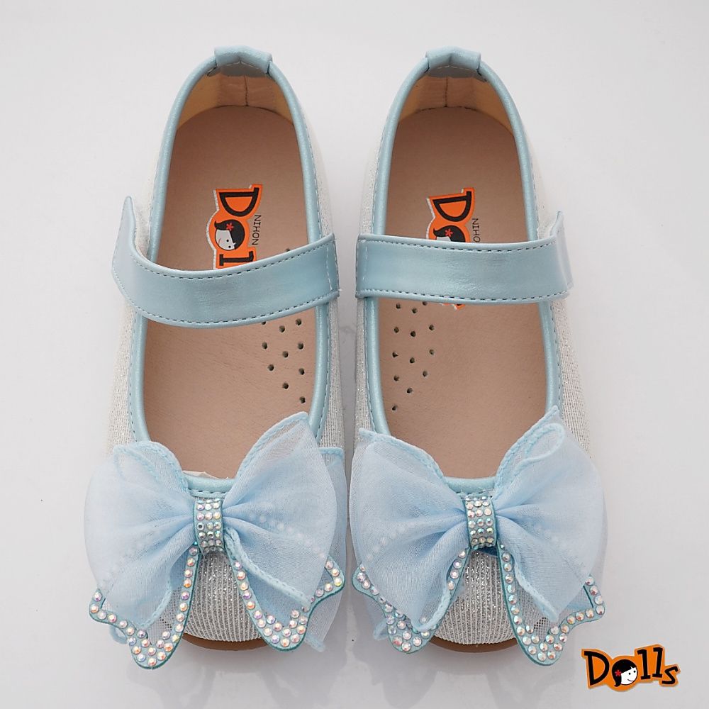 台灣製金蔥蕾絲公主鞋(中小童段)-公主鞋-白