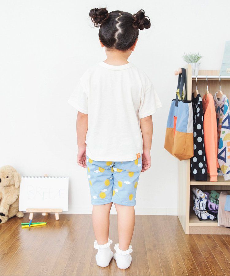 日本 BREEZE - 熱銷！百搭休閒印花短褲-乳牛紋-黑白