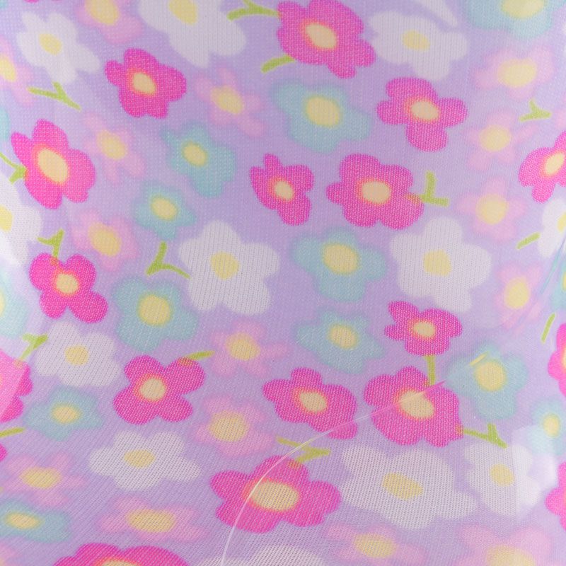 akachan honpo - 雨鞋-小花-紫色