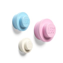 Room Copenhagen - LEGO® 樂高牆壁掛勾 (白、藍、粉)