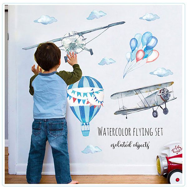 JB Design - 時尚壁貼-飛行夢想號HM71008 (70cm*50cm)