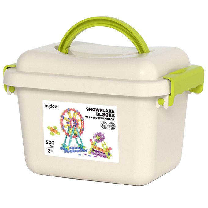 MiDeer - 多彩透光雪花片(500片)