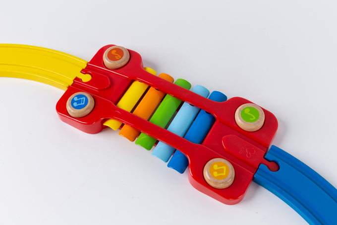 德國 Hape - 彩虹音樂木製軌道玩具