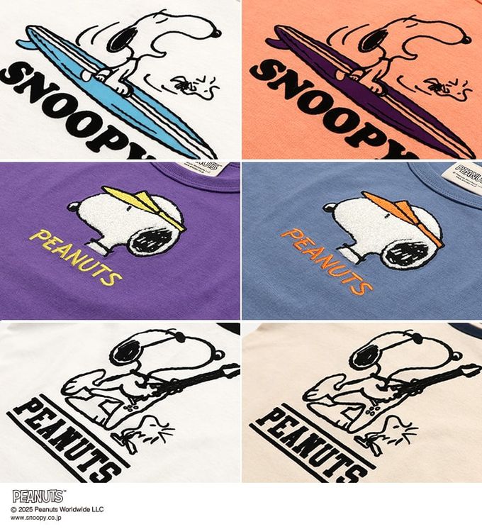 日本 Chil2 - SNOOPY限定短袖上衣-戴遮陽帽-煙燻藍