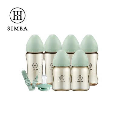 Simba 小獅王辛巴 - 咬咬喝喝進階組！新生起手包-日常型-綠沐