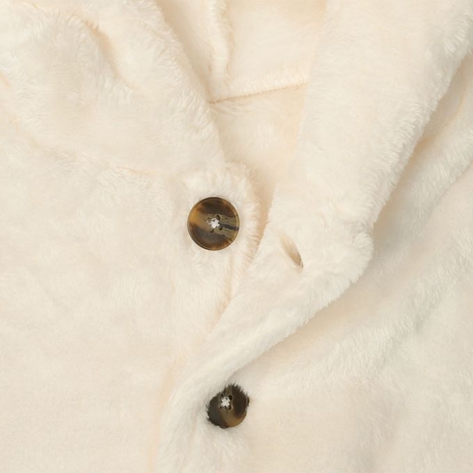 akachan honpo - 刷毛斗篷-象牙白色 (60~80cm)