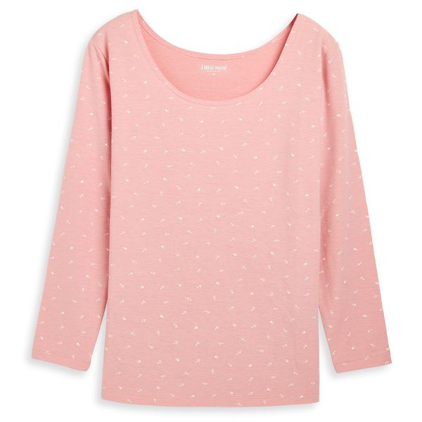 麗嬰房 Little moni - 發熱紗圓領上衣-成人-粉紅