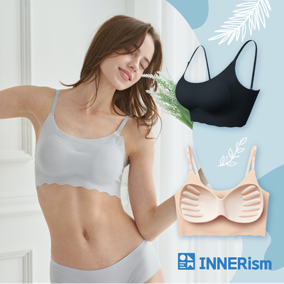 無痕ｘ透氣好穿 【韓國 INNERism】無鋼圈Bra、內褲。媽媽寶貝通通有！