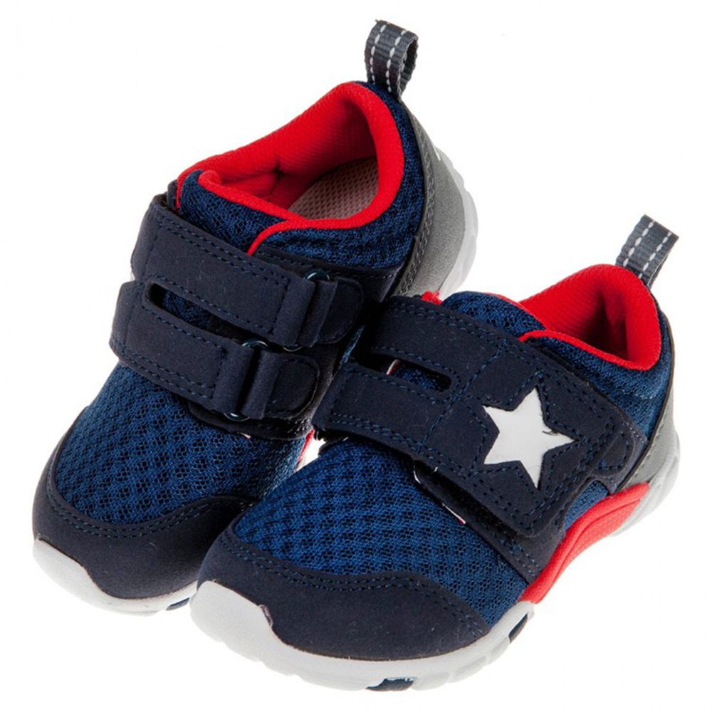 Moonstar日本月星 - 深藍之星透氣止滑兒童機能運動鞋
