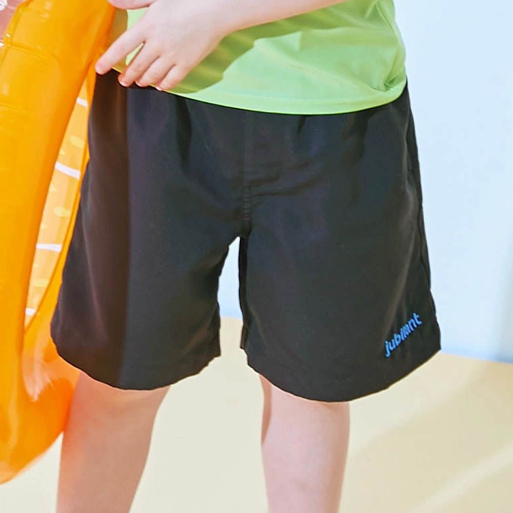 抗UV 水陸兩穿舒適鬆緊短褲-（腰圍可調整）-黑