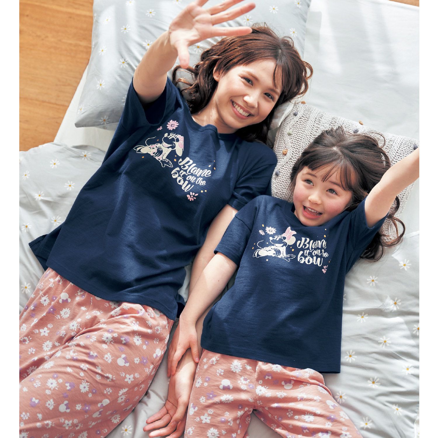 日本千趣會 - 迪士尼 純棉涼爽短袖家居服/睡衣-唐老鴨-深藍x灰