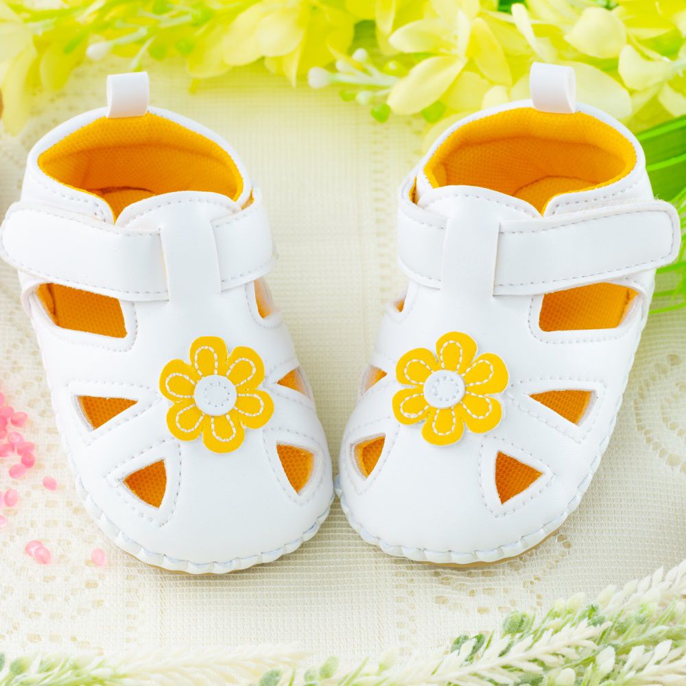 nikokids - 軟Q底學步鞋-白色(SG580)