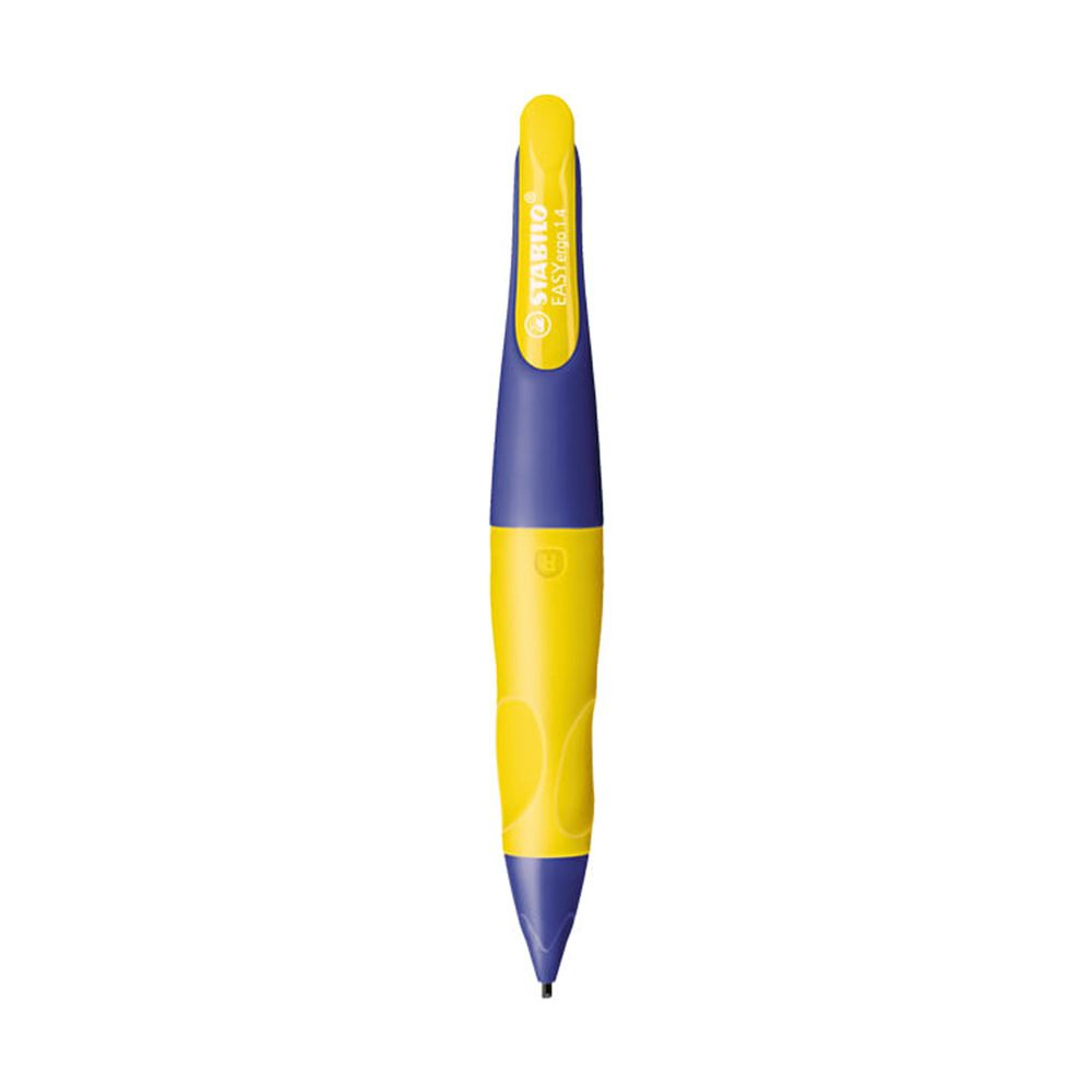 STABILO思筆樂 - 1.4 mm 胖胖鉛 人體工學自動鉛筆 右手 紫色/黃色