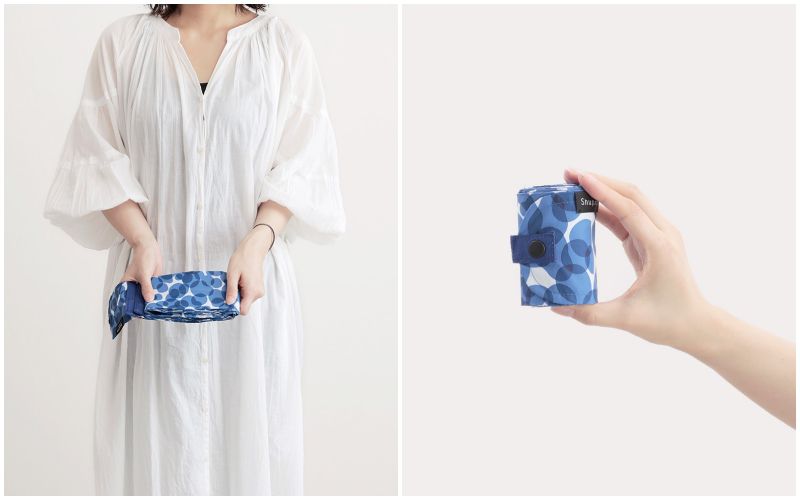 日本 MARNA - Shupatto 秒收摺疊購物袋-五週年限定升級款-森林綠 (M(30x35cm))-耐重5kg / 15L