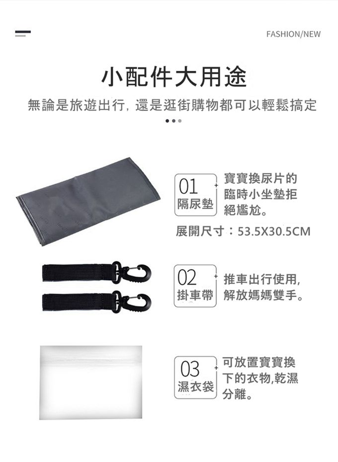 insular 茵秀麗 - 多功能防水媽媽包 後背包(送隔尿墊 濕物袋 推車掛帶三配件)-咖啡小猴