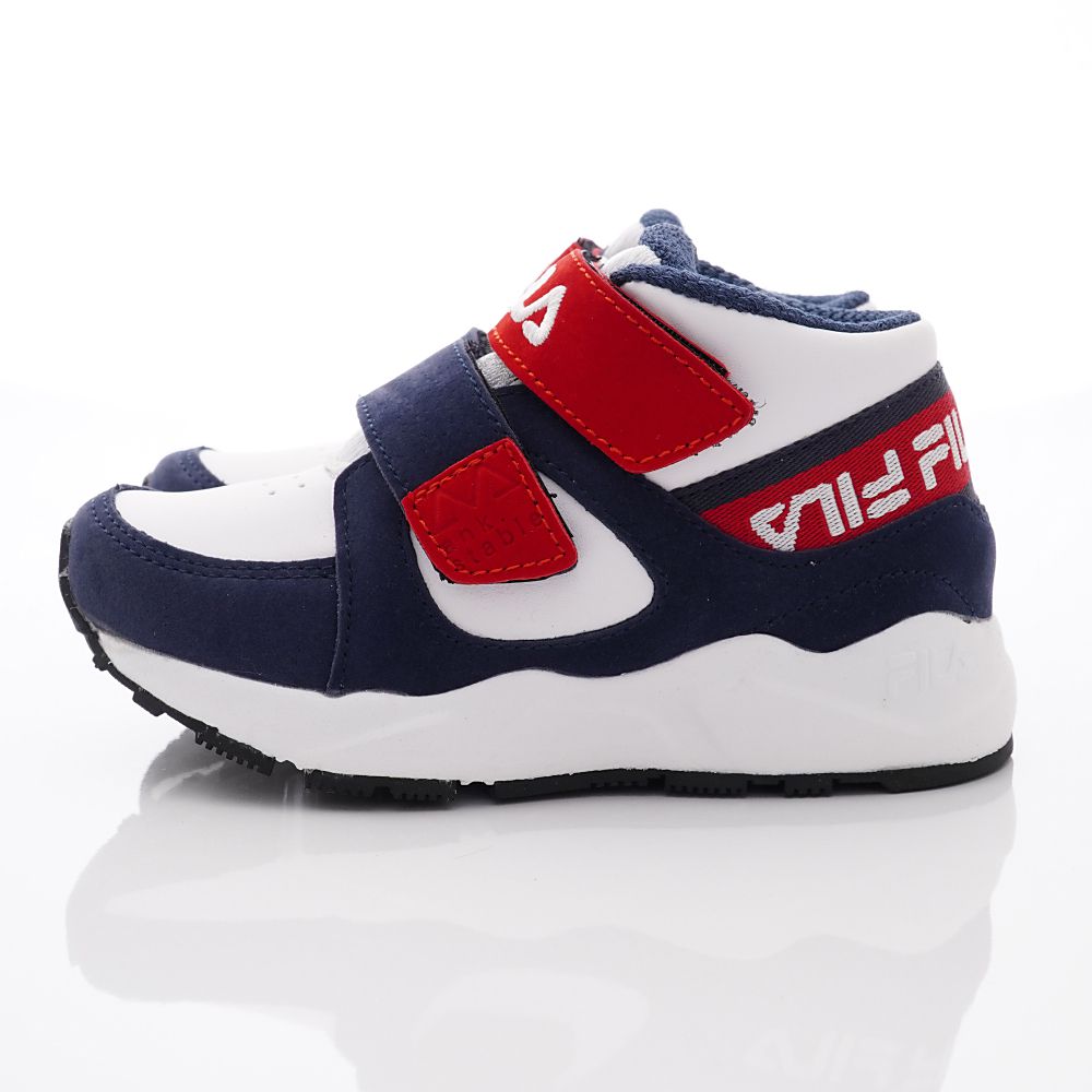 FILA - 機能童鞋-全方位穩定機能護踝款(中大童段)-藍白紅