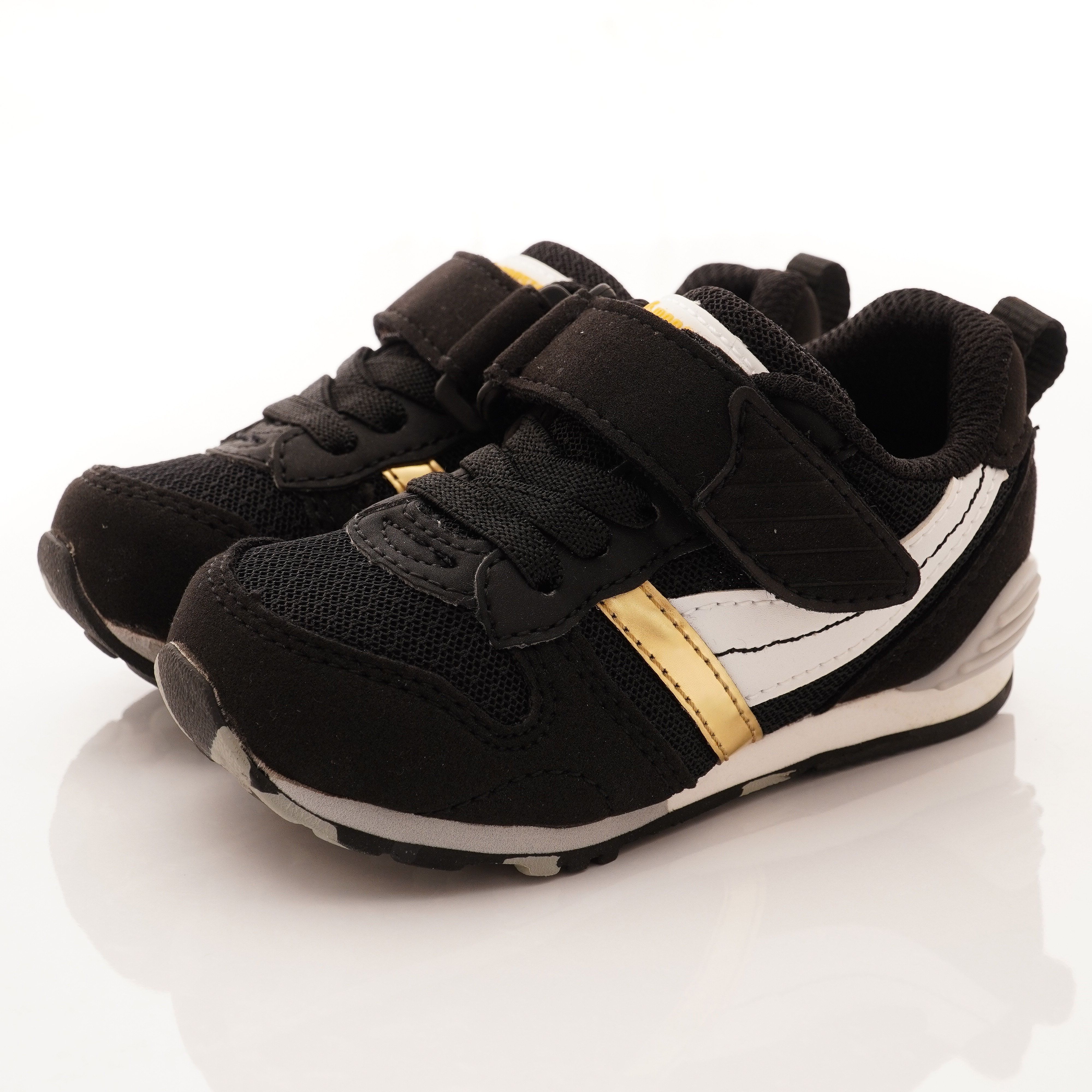 Moonstar日本月星 - 機能童鞋-HI系列2E經典款(中小童段)-黑