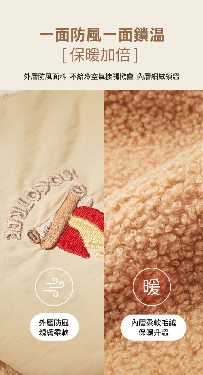 kocotree - 玩偶剌綉圍巾-深藍火箭 (均碼(建議1-8歲))