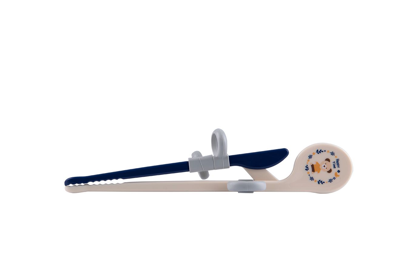 日本 Richell 利其爾 - 兒童學習筷第一階段-適用於2.5歲以上-藍-1組/入