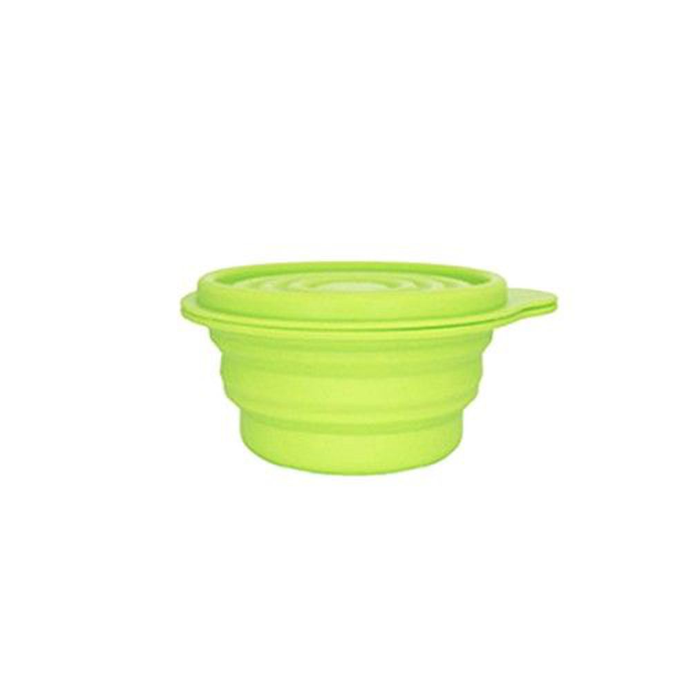 Lexnfant - 含蓋摺疊碗--綠 (大)-420ml