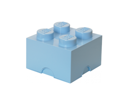 Room Copenhagen - 樂高 LEGO® 4凸收納盒(多色可選) (淺藍色)