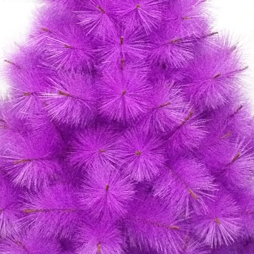 MODACore 摩達客 - 耶誕-台灣製4尺/4呎(120cm)特級紫色松針葉聖誕樹-裸樹(不含飾品不含燈)