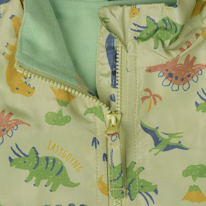 akachan honpo - 防風外套-恐龍-綠色