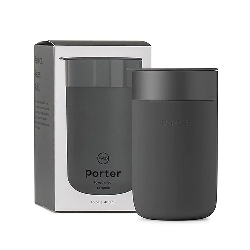 美國 W&P - 陶瓷咖啡杯-深灰色-16oz/480ML