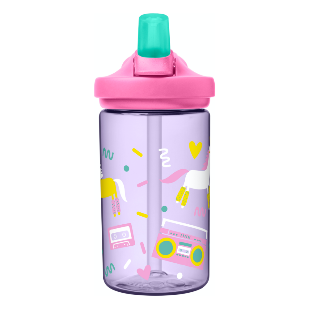 CamelBak - EDDY+ 兒童吸管運動水瓶-嘻哈獨角獸-400ml