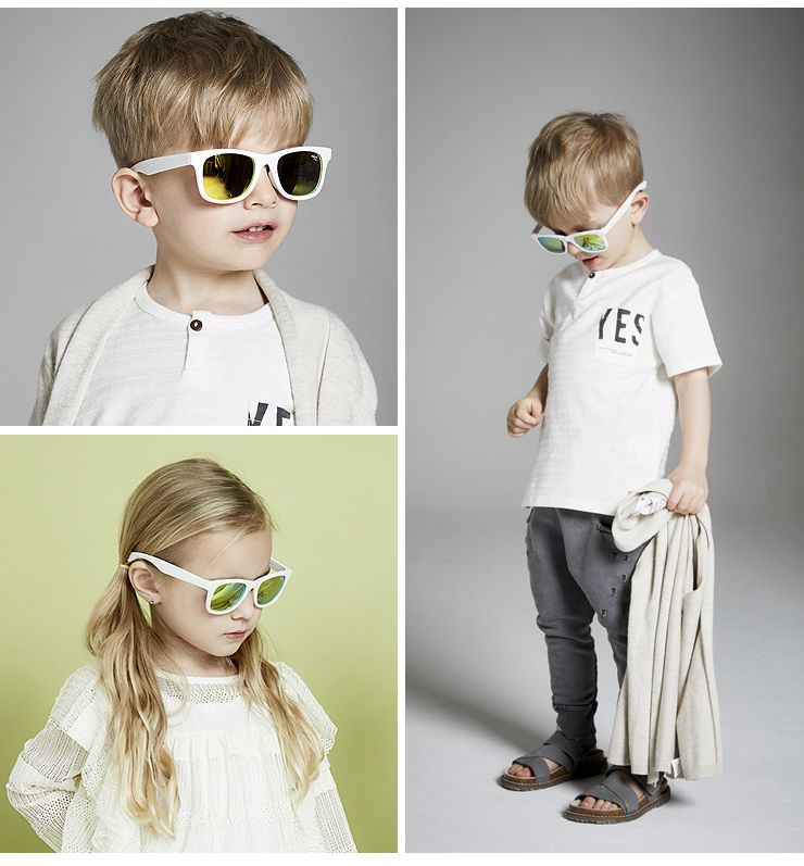 澳洲 Idol EYES - 兒童太陽眼鏡-個性時尚系列Fashion-白色 (5-10歲兒童款)