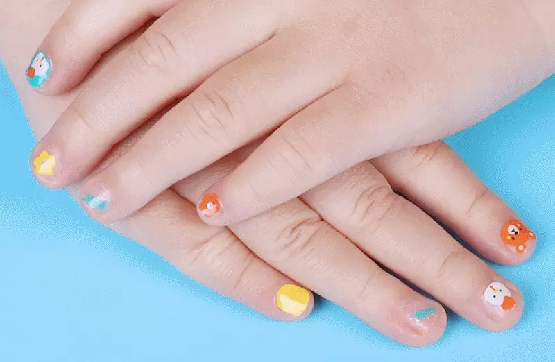 正韓 兒童無毒美甲貼 ❤ 輕薄×安全×操作簡單