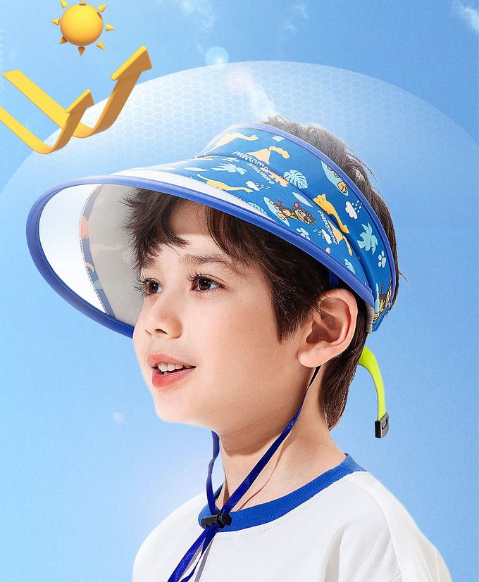 汪汪隊空頂防曬遮陽帽-卡通人物-天天-粉色 (52-58cm)-綁帶顏色隨機