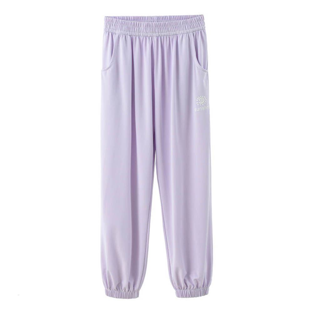 UPF50+涼感吸溼速乾防蚊褲-雙口袋-紫色