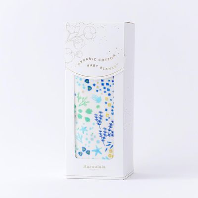 akachan honpo - Haruulala 毯子 附禮盒-海底世界 (60×90cm)