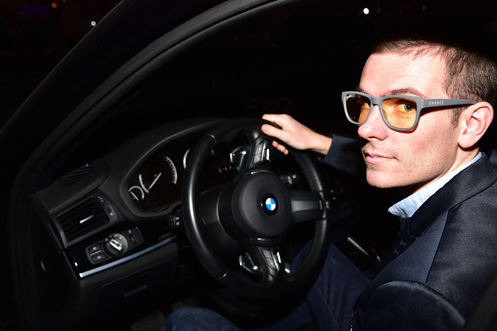 SHADEZ - 夜視專用偏光眼鏡-純淨白