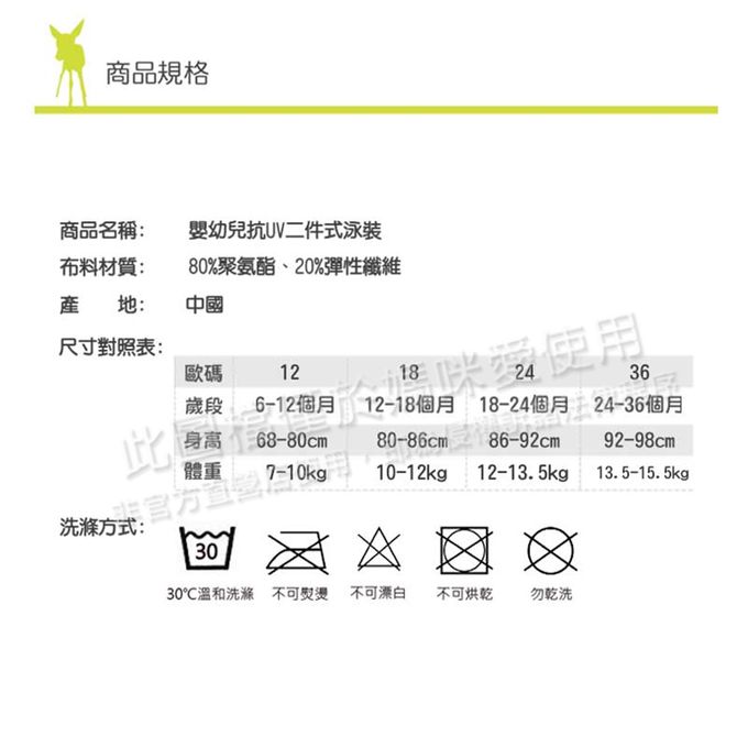 德國 Lassig - 嬰幼兒抗UV連身式泳裝-小點點