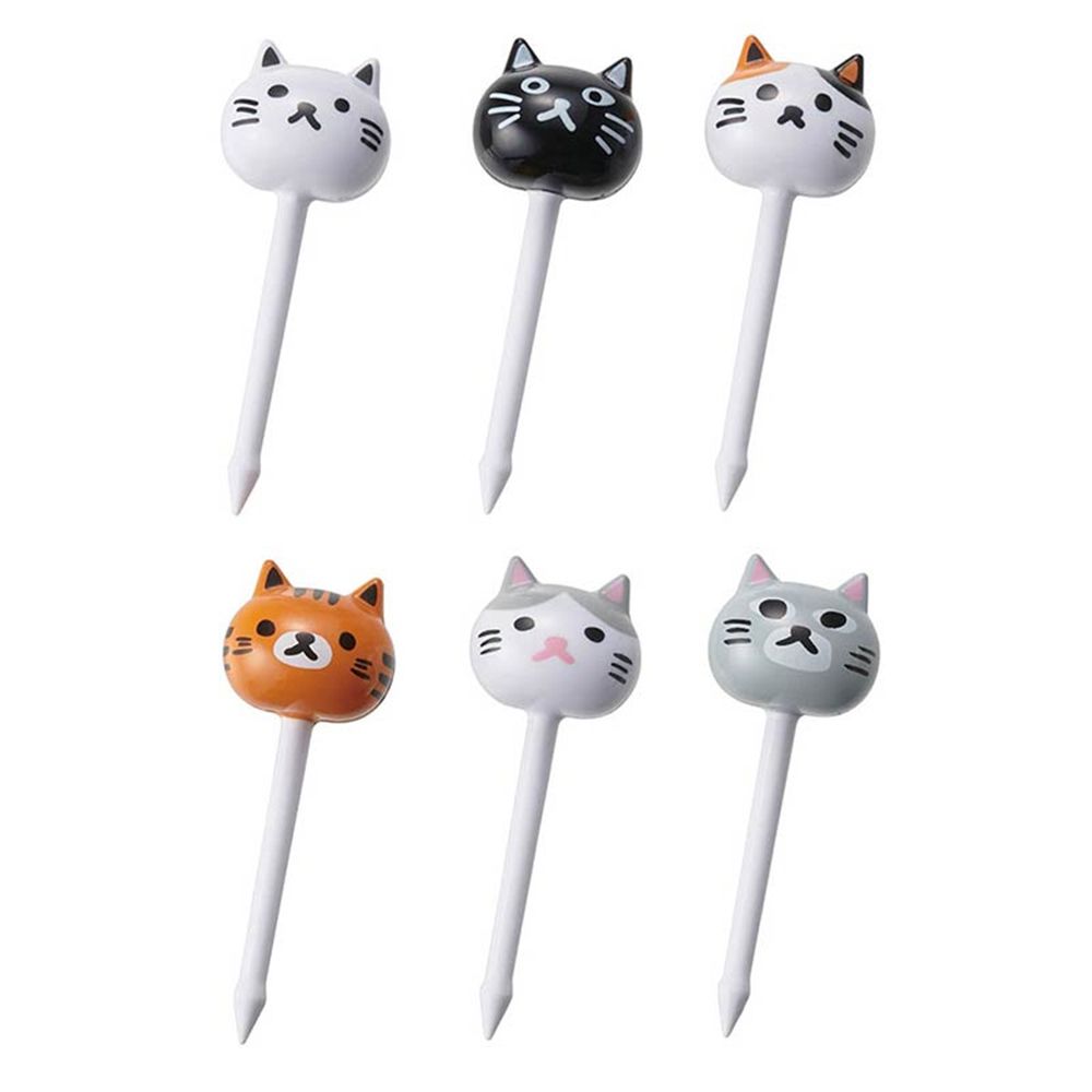 貓咪造型食物裝飾叉
