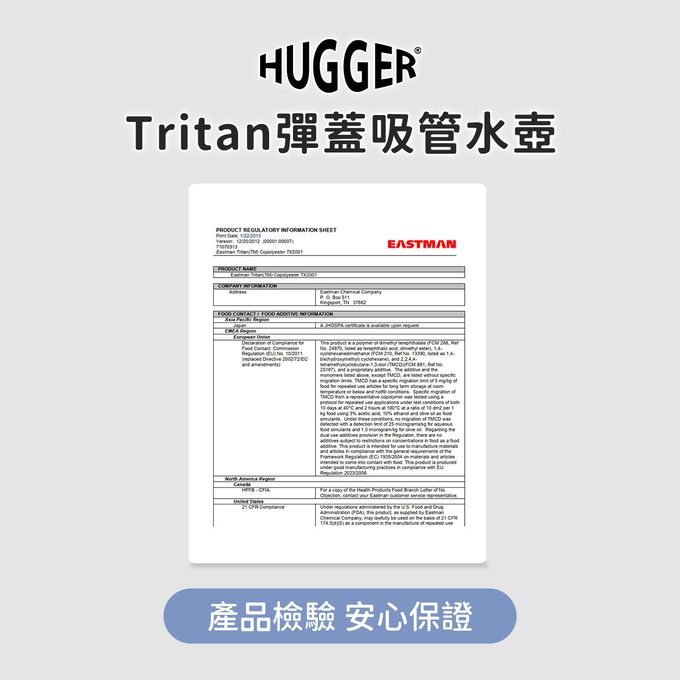 HUGGER - 彈蓋吸管水壺500ml (交通工具) + 2組替換吸管-透明大容量Tritan兒童激勵隨身水瓶