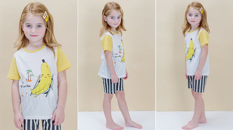 韓國 Sopoliini 童趣北歐風☺ 夏季純棉套裝 / 家居服