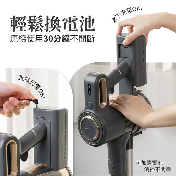 JWAY - 極淨25KPA無線吸塵器-JY-SV17M