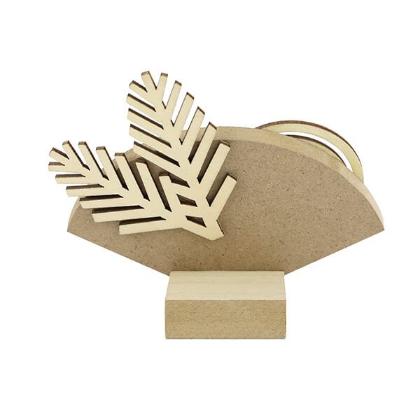 日本代購 - 木製日本新年擺飾/掛飾-注連繩 (W22.5×H22×D1.3cm)