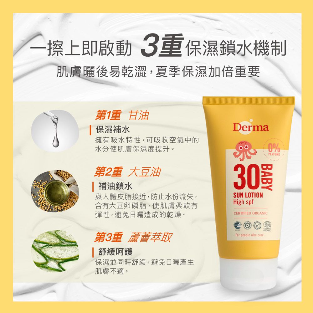 寶寶有機防水物理防曬霜-150ml