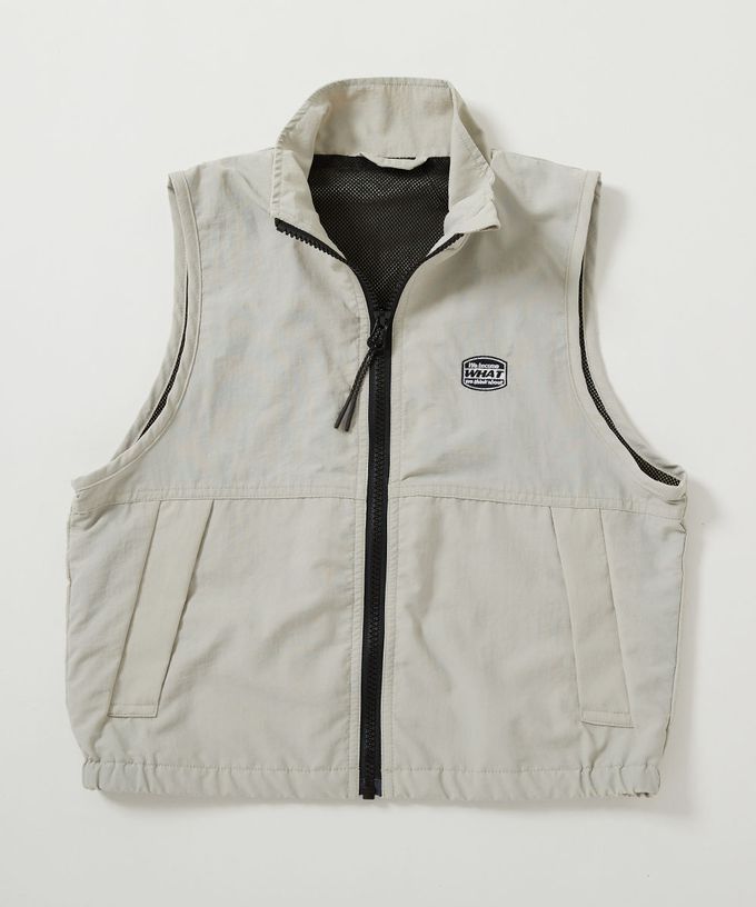 日本 devirock - 防潑水 輕量時尚好收納尼龍背心-天藍