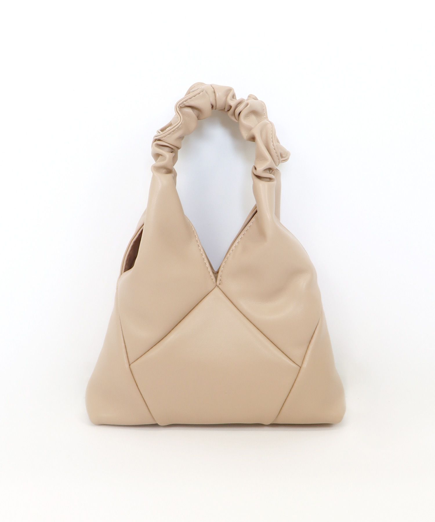 日本 BLUE EAST - 捲捲提把交叉皮革肩背包-卡其