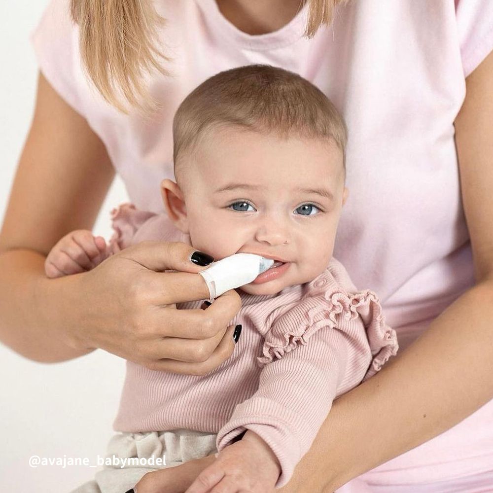 嬰兒手指棉巾 潔牙巾-口腔清潔*2+乳牙清潔*2