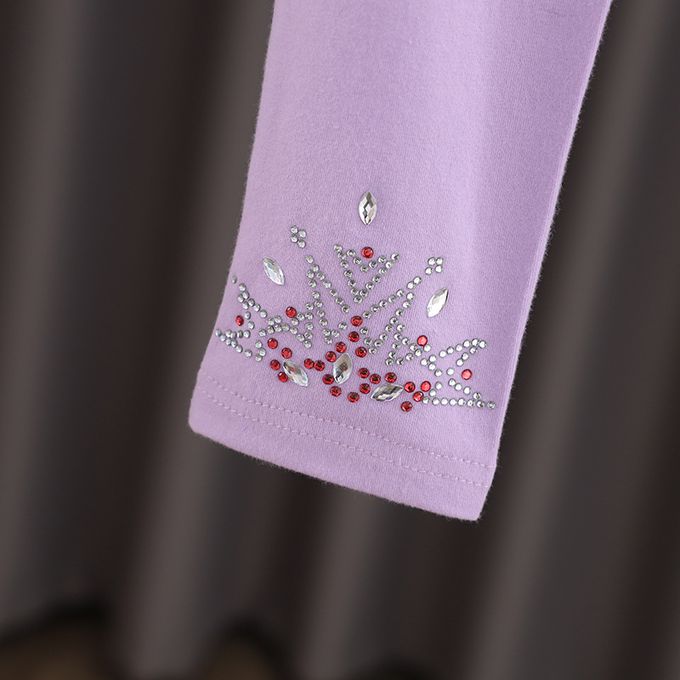 修身造型內搭褲-白色