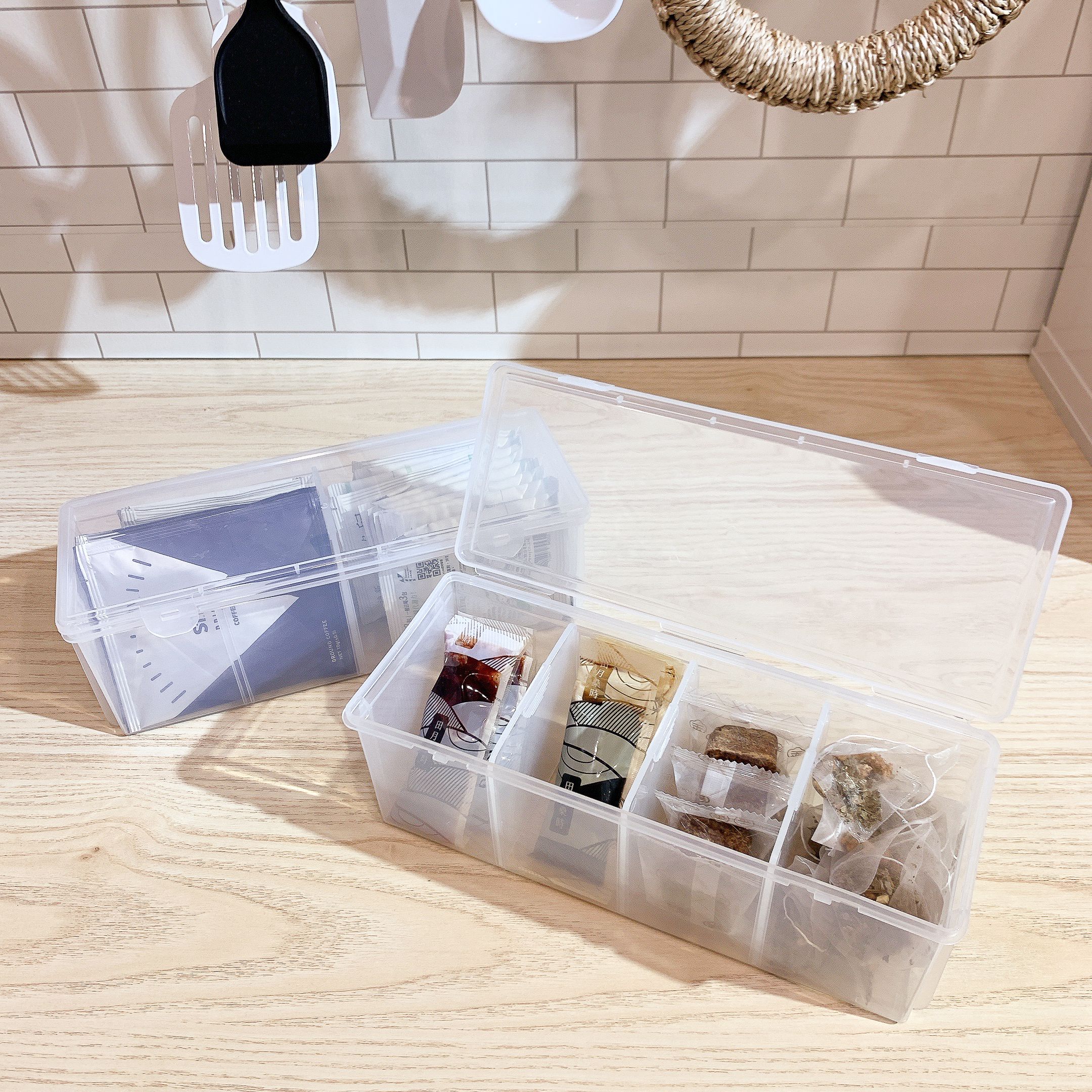 理理 liil - 韓國HICKIES 活動夾層茶包收納盒 (26.3x10.8x8.7cm)